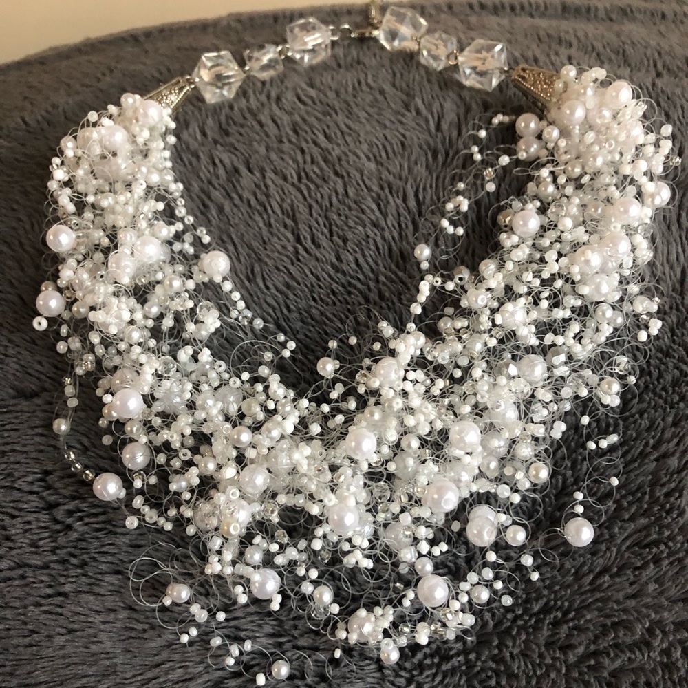 Handmade bridal necklace 💞💎💝